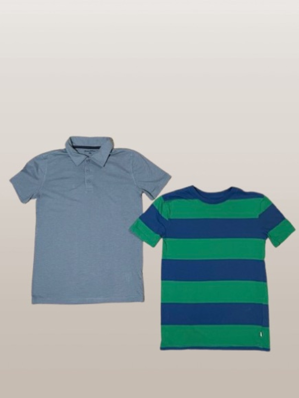 Tommy Bahama Boys Short Sleeve Polo & Striped Tee Set Size 10/12